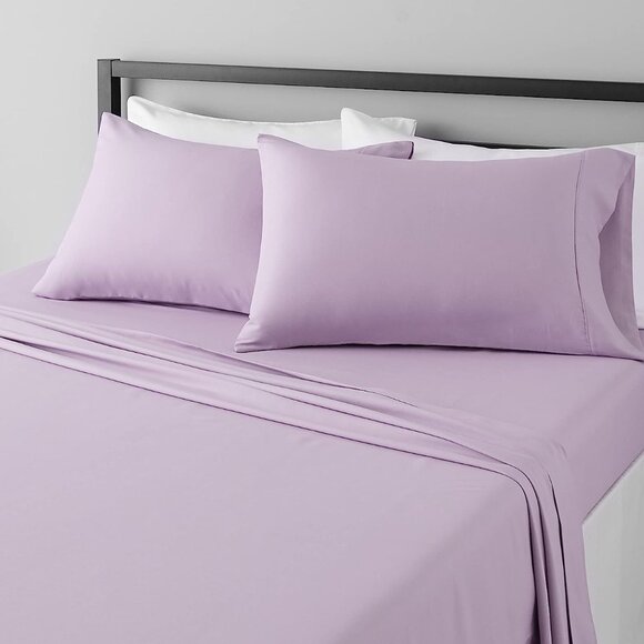New 4-Piece Deep Pocket Lavender Bedding Sheets - Queen - Picture 1 of 4